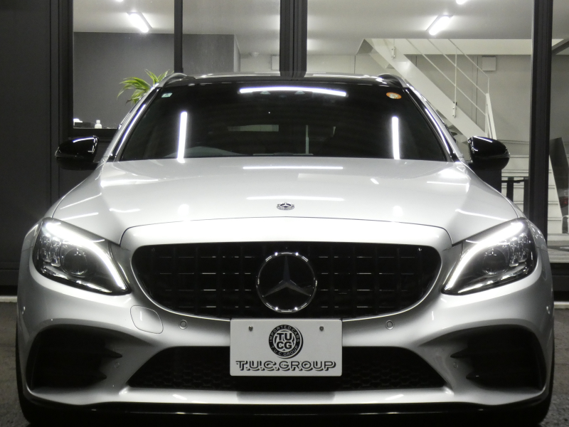 AMG Cクラス C43 4MATIC ｽﾃｰｼｮﾝﾜｺﾞﾝ ﾚｰﾀﾞｰｾｰﾌﾃｨPKG　後期 390ps meｺﾈｸﾄ AMGｴｱﾛ/19AW KWﾀﾞｳﾝｻｽ 黒本革 ﾊﾟﾉﾗﾏSR HDDﾅﾋﾞ 地ﾃﾞｼﾞ Appleｶｰﾌﾟﾚｲ ﾍｯﾄﾞｱｯﾌﾟD Burmester ｴｱﾊﾞﾗﾝｽPKG ｵｰﾄﾃｰﾙｹﾞｰﾄ ﾏﾙﾁﾋﾞｰﾑLEDﾍｯﾄﾞﾗｲﾄ　2年保証付