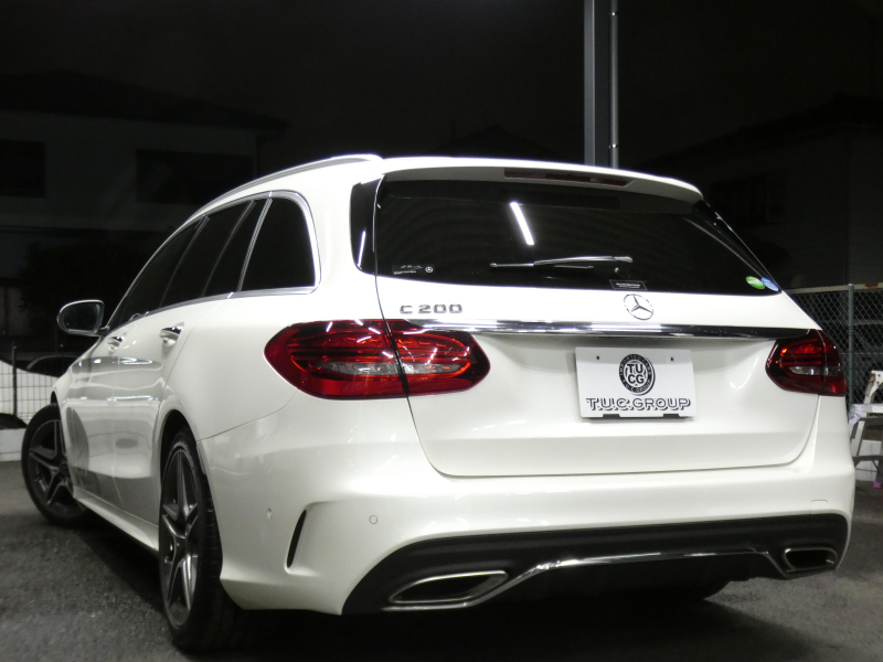 メルセデスベンツ Cクラス C200 ｽﾃｰｼｮﾝﾜｺﾞﾝ ｱﾊﾞﾝｷﾞｬﾙﾄﾞ AMGﾗｲﾝ ﾚｻﾞｰｴｸｽｸﾙｰｼﾌﾞ&ﾚｰﾀﾞｰｾｰﾌﾃｨPKG　後期 BSG搭載 9速AT meｺﾈｸﾄ 黒本革 HDDﾅﾋﾞ 地ﾃﾞｼﾞ Appleｶｰﾌﾟﾚｲ Bｶﾒﾗ ﾍｯﾄﾞｱｯﾌﾟD Burmester 液晶ﾒｰﾀｰ LEDﾍｯﾄﾞﾗｲﾄ 前後ﾄﾞﾗﾚｺ AMGｴｱﾛ&18AW　2年保証付