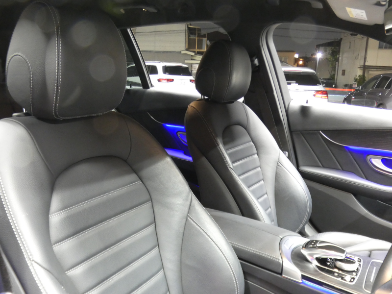 メルセデスベンツ Cクラス C200 ｽﾃｰｼｮﾝﾜｺﾞﾝ ｱﾊﾞﾝｷﾞｬﾙﾄﾞ AMGﾗｲﾝ ﾚｻﾞｰｴｸｽｸﾙｰｼﾌﾞ&ﾚｰﾀﾞｰｾｰﾌﾃｨPKG　後期 BSG搭載 9速AT meｺﾈｸﾄ 黒本革 HDDﾅﾋﾞ 地ﾃﾞｼﾞ Appleｶｰﾌﾟﾚｲ Bｶﾒﾗ ﾍｯﾄﾞｱｯﾌﾟD Burmester 液晶ﾒｰﾀｰ LEDﾍｯﾄﾞﾗｲﾄ 前後ﾄﾞﾗﾚｺ AMGｴｱﾛ&18AW　2年保証付