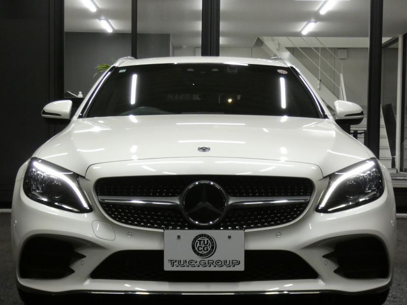 メルセデスベンツ Cクラス C200 ｽﾃｰｼｮﾝﾜｺﾞﾝ ｱﾊﾞﾝｷﾞｬﾙﾄﾞ AMGﾗｲﾝ ﾚｻﾞｰｴｸｽｸﾙｰｼﾌﾞ&ﾚｰﾀﾞｰｾｰﾌﾃｨPKG　後期 BSG搭載 9速AT meｺﾈｸﾄ 黒本革 HDDﾅﾋﾞ 地ﾃﾞｼﾞ Appleｶｰﾌﾟﾚｲ Bｶﾒﾗ ﾍｯﾄﾞｱｯﾌﾟD Burmester 液晶ﾒｰﾀｰ LEDﾍｯﾄﾞﾗｲﾄ 前後ﾄﾞﾗﾚｺ AMGｴｱﾛ&18AW　2年保証付