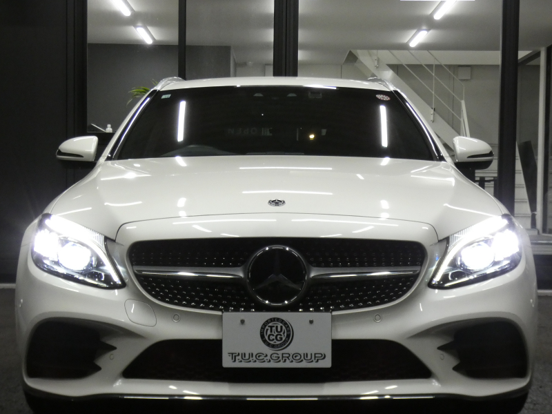 メルセデスベンツ Cクラス C200 ｽﾃｰｼｮﾝﾜｺﾞﾝ ｱﾊﾞﾝｷﾞｬﾙﾄﾞ AMGﾗｲﾝ ﾚｻﾞｰｴｸｽｸﾙｰｼﾌﾞ&ﾚｰﾀﾞｰｾｰﾌﾃｨPKG　後期 BSG搭載 9速AT meｺﾈｸﾄ 黒本革 HDDﾅﾋﾞ 地ﾃﾞｼﾞ Appleｶｰﾌﾟﾚｲ Bｶﾒﾗ ﾍｯﾄﾞｱｯﾌﾟD Burmester 液晶ﾒｰﾀｰ LEDﾍｯﾄﾞﾗｲﾄ 前後ﾄﾞﾗﾚｺ AMGｴｱﾛ&18AW　2年保証付