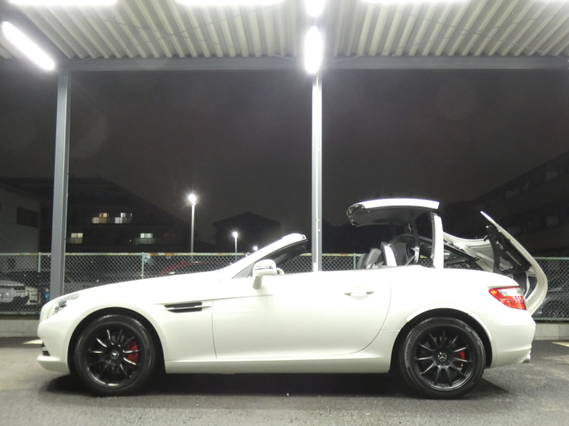 メルセデスベンツ SLKクラス SLK200 BL-EF ｽﾎﾟｰﾂ　WORK17ｲﾝﾁAW 黒本革ｼｰﾄ/ﾋｰﾀｰ/ｴｱｽｶｰﾌ HDDﾅﾋﾞ 地ﾃﾞｼﾞ ﾊﾞｯｸｶﾒﾗ 純正ﾄﾞﾗﾚｺ ﾊﾟﾄﾞﾙｼﾌﾄ ｷｾﾉﾝﾗｲﾄ/ｲﾝﾃﾘｼﾞｪﾝﾄﾗｲﾄ　2年保証付