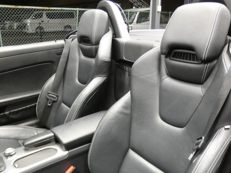 メルセデスベンツ SLKクラス SLK200 BL-EF ｽﾎﾟｰﾂ　WORK17ｲﾝﾁAW 黒本革ｼｰﾄ/ﾋｰﾀｰ/ｴｱｽｶｰﾌ HDDﾅﾋﾞ 地ﾃﾞｼﾞ ﾊﾞｯｸｶﾒﾗ 純正ﾄﾞﾗﾚｺ ﾊﾟﾄﾞﾙｼﾌﾄ ｷｾﾉﾝﾗｲﾄ/ｲﾝﾃﾘｼﾞｪﾝﾄﾗｲﾄ　2年保証付