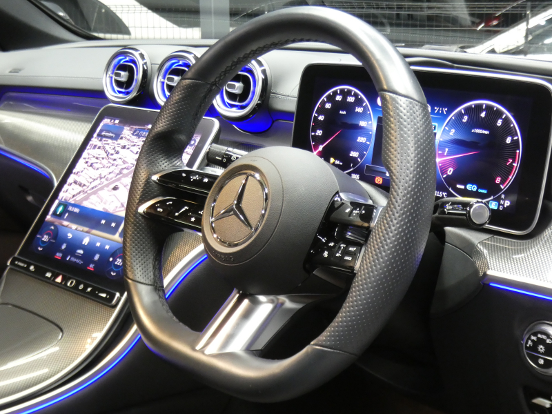 メルセデスベンツ Cクラス C200 ｽﾃｰｼｮﾝﾜｺﾞﾝ AVG AMGﾗｲﾝ&ﾚｻﾞｰｴｸｽｸﾙｰｼﾌﾞ&ﾍﾞｰｼｯｸPKG　ISG搭載 AMGｴｱﾛ&18AW ﾘｱｱｸｽﾙｽﾃｱﾘﾝｸﾞ 黒革ｼｰﾄ ﾊﾟﾉﾗﾏSR MBUXﾅﾋﾞ 地ﾃﾞｼﾞ 360ｶﾒﾗ Appleｶｰﾌﾟﾚｲ ﾍｯﾄﾞｱｯﾌﾟD ﾃﾞｼﾞﾀﾙｺｯｸﾋﾟｯﾄD 自動ﾘｱｹﾞｰﾄ DIGITALﾗｲﾄ　2年保証付