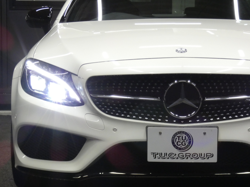 AMG Cクラス C43 4MATIC ｸｰﾍﾟ ﾚｰﾀﾞｰｾｰﾌﾃｨPKG　9速AT AMGｴｱﾛ&19ｲﾝﾁｱﾙﾐ 黒本革 HDDﾅﾋﾞ 地ﾃﾞｼﾞ ﾊﾞｯｸｶﾒﾗ Burmester ﾊﾟﾌｭｰﾑｱﾄﾏｲｻﾞｰ 純正ﾄﾞﾗﾚｺ 自動ﾄﾗﾝｸ/ﾌｯﾄOP ﾊﾟﾄﾞﾙｼﾌﾄ LEDﾍｯﾄﾞﾗｲﾄ/ｱﾀﾞﾌﾟﾃｨﾌﾞHB　2年保証付