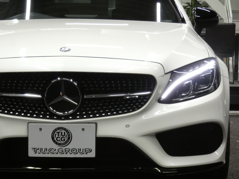 AMG Cクラス C43 4MATIC ｸｰﾍﾟ ﾚｰﾀﾞｰｾｰﾌﾃｨPKG　9速AT AMGｴｱﾛ&19ｲﾝﾁｱﾙﾐ 黒本革 HDDﾅﾋﾞ 地ﾃﾞｼﾞ ﾊﾞｯｸｶﾒﾗ Burmester ﾊﾟﾌｭｰﾑｱﾄﾏｲｻﾞｰ 純正ﾄﾞﾗﾚｺ 自動ﾄﾗﾝｸ/ﾌｯﾄOP ﾊﾟﾄﾞﾙｼﾌﾄ LEDﾍｯﾄﾞﾗｲﾄ/ｱﾀﾞﾌﾟﾃｨﾌﾞHB　2年保証付