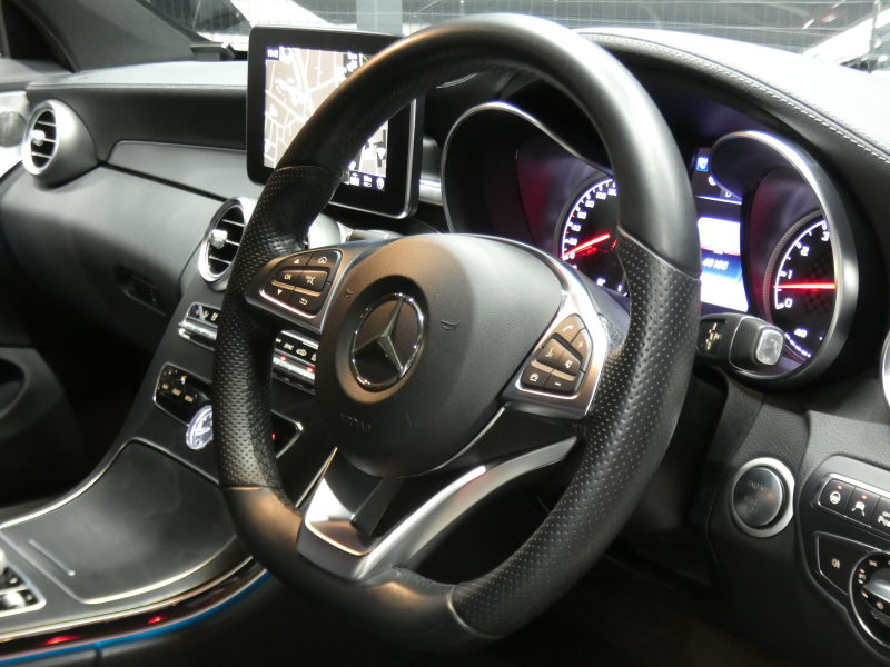 AMG Cクラス C43 4MATIC ｸｰﾍﾟ ﾚｰﾀﾞｰｾｰﾌﾃｨPKG　9速AT AMGｴｱﾛ&19ｲﾝﾁｱﾙﾐ 黒本革 HDDﾅﾋﾞ 地ﾃﾞｼﾞ ﾊﾞｯｸｶﾒﾗ Burmester ﾊﾟﾌｭｰﾑｱﾄﾏｲｻﾞｰ 純正ﾄﾞﾗﾚｺ 自動ﾄﾗﾝｸ/ﾌｯﾄOP ﾊﾟﾄﾞﾙｼﾌﾄ LEDﾍｯﾄﾞﾗｲﾄ/ｱﾀﾞﾌﾟﾃｨﾌﾞHB　2年保証付