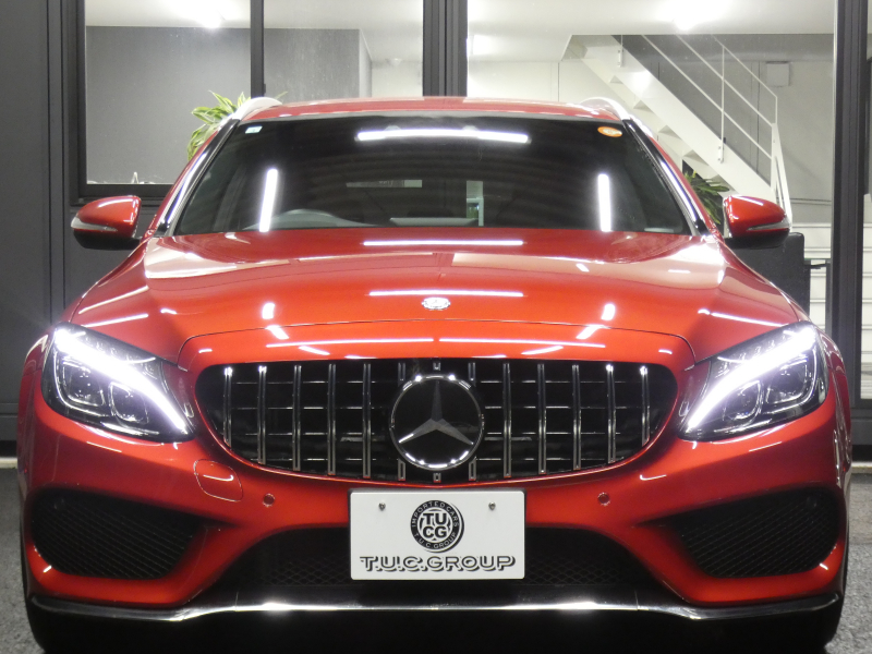 メルセデスベンツ Cクラス C250 ｽﾃｰｼｮﾝﾜｺﾞﾝ ｽﾎﾟｰﾂ ﾚｰﾀﾞｰｾｰﾌﾃｨPKG　AMGｴｱﾛ&19AW 黒本革ｼｰﾄ/ﾋｰﾀｰ HDDﾅﾋﾞ 地ﾃﾞｼﾞ Bｶﾒﾗ Burmester ﾍｯﾄﾞｱｯﾌﾟD ｴｱﾊﾞﾗﾝｽPKG 自動ﾘｱｹﾞｰﾄ/ﾌｯﾄOP ﾊﾟﾄﾞﾙｼﾌﾄ LEDﾗｲﾄ/ｵｰﾄHB ｱﾝﾋﾞｴﾝﾄﾗｲﾄ　2年保証付