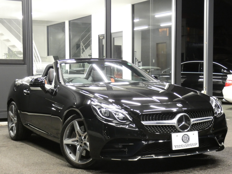 メルセデスベンツ SLCクラス SLC180 ｽﾎﾟｰﾂ ﾚｰﾀﾞｰｾｰﾌﾃｨPKG　9速AT AMGｴｱﾛ&18AW ｷｰﾚｽｺﾞｰ 黒本革ｼｰﾄ/ﾋｰﾀｰ HDDﾅﾋﾞ 地ﾃﾞｼﾞ AppleCarPlay Bｶﾒﾗ ﾀﾞｲﾅﾐｯｸｾﾚｸﾄ ﾀﾞｯｼｭﾎﾞｰﾄﾞｸﾛｯｸ LEDﾍｯﾄﾞﾗｲﾄ/ｱﾀﾞﾌﾟﾃｨﾌﾞHB 純正ﾄﾞﾗﾚｺ　2年保証付