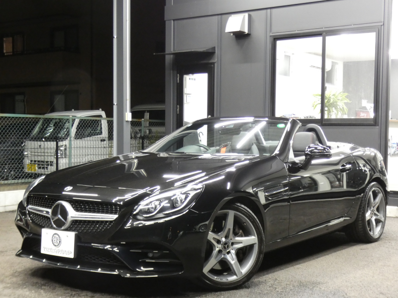 メルセデスベンツ SLCクラス SLC180 ｽﾎﾟｰﾂ ﾚｰﾀﾞｰｾｰﾌﾃｨPKG　9速AT AMGｴｱﾛ&18AW ｷｰﾚｽｺﾞｰ 黒本革ｼｰﾄ/ﾋｰﾀｰ HDDﾅﾋﾞ 地ﾃﾞｼﾞ AppleCarPlay Bｶﾒﾗ ﾀﾞｲﾅﾐｯｸｾﾚｸﾄ ﾀﾞｯｼｭﾎﾞｰﾄﾞｸﾛｯｸ LEDﾍｯﾄﾞﾗｲﾄ/ｱﾀﾞﾌﾟﾃｨﾌﾞHB 純正ﾄﾞﾗﾚｺ　2年保証付