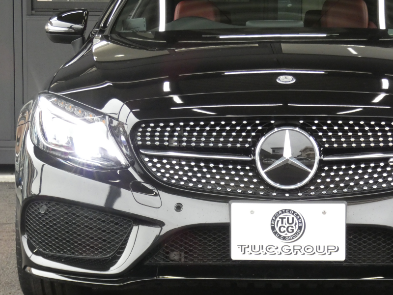 AMG Cクラス C43 4MATIC ｸｰﾍﾟ ﾚｰﾀﾞｰｾｰﾌﾃｨPKG　9速AT AMGｴｱﾛ&19ｲﾝﾁｱﾙﾐ 赤本革 ﾊﾟﾉﾗﾏｻﾝﾙｰﾌ HDDﾅﾋﾞ 地ﾃﾞｼﾞ ﾊﾞｯｸｶﾒﾗ Burmester ﾊﾟﾌｭｰﾑｱﾄﾏｲｻﾞｰ 自動ﾄﾗﾝｸ/ﾌｯﾄOP ﾊﾟﾄﾞﾙｼﾌﾄ LEDﾍｯﾄﾞﾗｲﾄ/ｱﾀﾞﾌﾟﾃｨﾌﾞHB　2年保証付