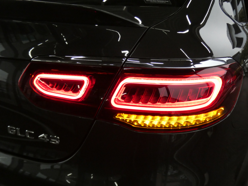 AMG GLCクーペ GLC43 4MATIC ｸｰﾍﾟ ﾚｻﾞｰｴｸｽｸﾙｰｼﾌﾞ&ﾚｰﾀﾞｰｾｰﾌﾃｨPKG　後期 1ｵｰﾅｰ 390ps meｺﾈｸﾄ 茶革/ﾍﾞﾝﾁﾚｰﾀｰ ｻﾝﾙｰﾌ MBUXﾅﾋﾞ 地ﾃﾞｼﾞ 360ｶﾒﾗ ﾍｯﾄﾞｱｯﾌﾟD Burmester ｴｱﾊﾞﾗﾝｽPKG ﾄﾞﾗﾚｺ LEDﾍｯﾄﾞﾗｲﾄ AMGｴｱﾛ/20ｲﾝﾁAW　2年保証付