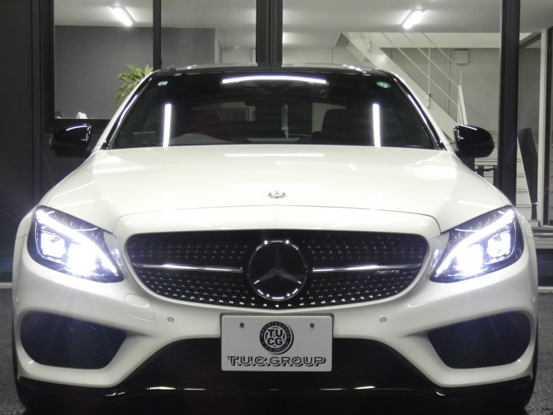 AMG Cクラス C43 4MATIC ｴｸｽｸﾙｰｼﾌﾞ&ﾚｰﾀﾞｰｾｰﾌﾃｨPKG　9速AT AMGｴｱﾛ&19ｲﾝﾁｱﾙﾐ 黒本革 ﾊﾟﾉﾗﾏｻﾝﾙｰﾌ HDDﾅﾋﾞ 地ﾃﾞｼﾞ ﾊﾞｯｸｶﾒﾗ Burmester ｴｱﾊﾞﾗﾝｽPKG/ﾊﾟﾌｭｰﾑｱﾄﾏｲｻﾞｰ ﾄﾞﾗﾚｺ LEDﾍｯﾄﾞﾗｲﾄ/ｵｰﾄHB　2年保証付