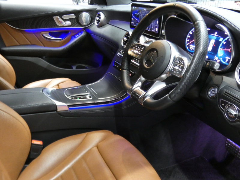 AMG GLC GLC43 4MATIC ﾚｻﾞｰｴｸｽｸﾙｰｼﾌﾞ&ﾚｰﾀﾞｰｾｰﾌﾃｨPKG　後期 390ps meｺﾈｸﾄ 茶革/ﾋｰﾀｰ/ﾍﾞﾝﾁﾚｰﾀｰ MBUXﾅﾋﾞ 地ﾃﾞｼﾞ 360ｶﾒﾗ ﾍｯﾄﾞｱｯﾌﾟD Burmester ｴｱﾊﾞﾗﾝｽPKG 前後ﾄﾞﾗﾚｺ LEDﾍｯﾄﾞﾗｲﾄ AMGｴｱﾛ/20ｲﾝﾁAW　2年保証付