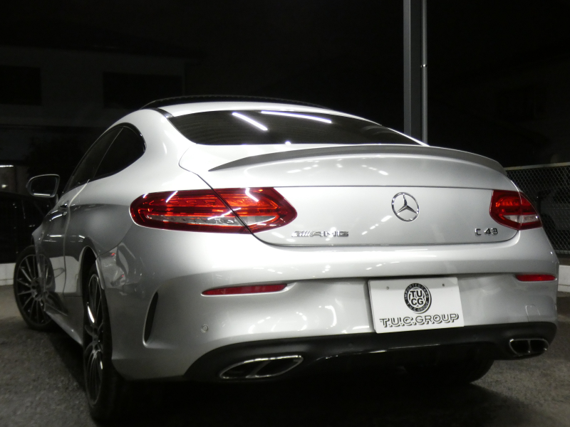 AMG Cクラス C43 4MATIC ｸｰﾍﾟ ﾚｰﾀﾞｰｾｰﾌﾃｨPKG　9速AT AMGｴｱﾛ&19ｲﾝﾁｱﾙﾐ 赤本革 ﾊﾟﾉﾗﾏｻﾝﾙｰﾌ HDDﾅﾋﾞ 地ﾃﾞｼﾞ Bｶﾒﾗ Burmester ｴｱﾊﾞﾗﾝｽP/ﾊﾟﾌｭｰﾑｱﾄﾏｲｻﾞｰ 自動ﾄﾗﾝｸ/ﾌｯﾄOP ﾊﾟﾄﾞﾙｼﾌﾄ LEDﾍｯﾄﾞﾗｲﾄ/ｱﾀﾞﾌﾟﾃｨﾌﾞHB　2年保証付