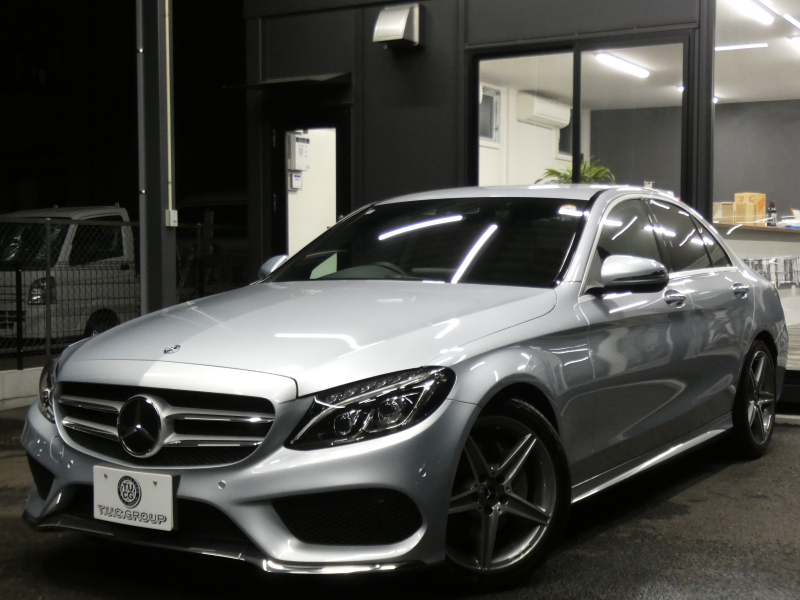 メルセデスベンツ Cクラス C220d ﾛｰﾚｳｽｴﾃﾞｨｼｮﾝ ﾚｰﾀﾞｰｾｰﾌﾃｨPKG　特別仕様車 9速AT meｺﾈｸﾄ ｷｰﾚｽｺﾞｰ 黒革/ｼｰﾄﾋｰﾀｰ HDDﾅﾋﾞ 地ﾃﾞｼﾞ Bｶﾒﾗ 前後ﾄﾞﾗﾚｺ ﾊﾟﾄﾞﾙｼﾌﾄ LEDﾍｯﾄﾞﾗｲﾄ/自動HB ｱﾝﾋﾞｴﾝﾄﾗｲﾄ AMGｴｱﾛ&18ｲﾝﾁAW　2年保証付
