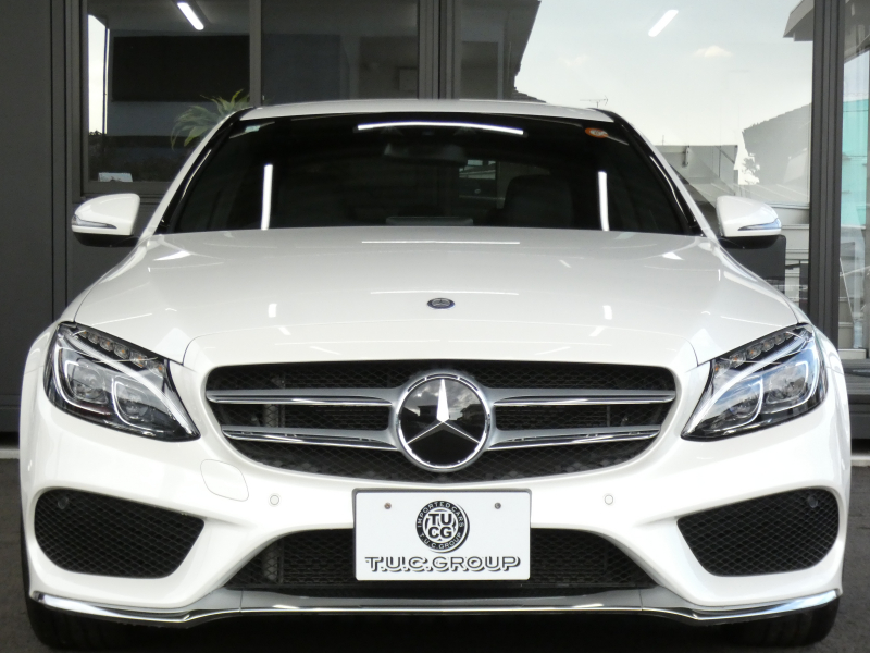 メルセデスベンツ Cクラス C200 AVG AMGﾗｲﾝ ﾍﾞｰｼｯｸ&ﾚｰﾀﾞｰｾｰﾌﾃｨPKG　ｷｰﾚｽｺﾞｰ 黒革ｼｰﾄ/ﾋｰﾀｰ HDDﾅﾋﾞ 地ﾃﾞｼﾞ Bｶﾒﾗ ﾊﾟｰｸﾄﾛﾆｯｸ ﾊﾟﾄﾞﾙｼﾌﾄ ﾄﾗﾝｸｽﾙｰ LEDﾗｲﾄ/自動ﾊｲﾋﾞｰﾑ AMGｴｱﾛ/AMG18AW　2年保証付