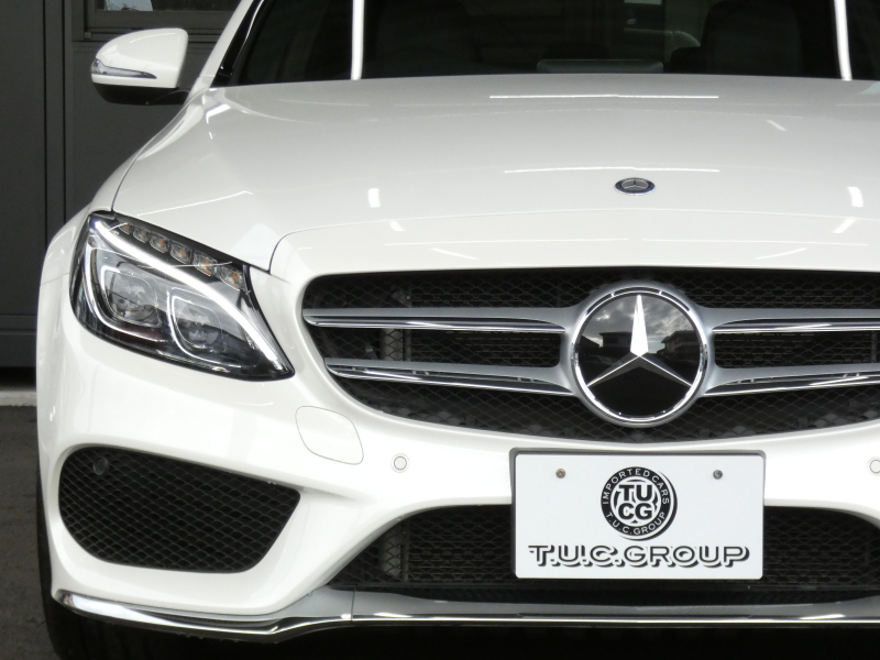 メルセデスベンツ Cクラス C200 AVG AMGﾗｲﾝ ﾍﾞｰｼｯｸ&ﾚｰﾀﾞｰｾｰﾌﾃｨPKG　ｷｰﾚｽｺﾞｰ 黒革ｼｰﾄ/ﾋｰﾀｰ HDDﾅﾋﾞ 地ﾃﾞｼﾞ Bｶﾒﾗ ﾊﾟｰｸﾄﾛﾆｯｸ ﾊﾟﾄﾞﾙｼﾌﾄ ﾄﾗﾝｸｽﾙｰ LEDﾗｲﾄ/自動ﾊｲﾋﾞｰﾑ AMGｴｱﾛ/AMG18AW　2年保証付