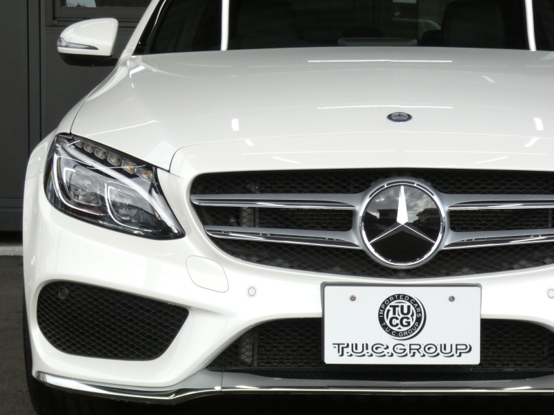 メルセデスベンツ Cクラス C200 AVG AMGﾗｲﾝ ﾍﾞｰｼｯｸ&ﾚｰﾀﾞｰｾｰﾌﾃｨPKG　ｷｰﾚｽｺﾞｰ 黒革ｼｰﾄ/ﾋｰﾀｰ HDDﾅﾋﾞ 地ﾃﾞｼﾞ Bｶﾒﾗ ﾊﾟｰｸﾄﾛﾆｯｸ ﾊﾟﾄﾞﾙｼﾌﾄ ﾄﾗﾝｸｽﾙｰ LEDﾗｲﾄ/自動ﾊｲﾋﾞｰﾑ AMGｴｱﾛ/AMG18AW　2年保証付