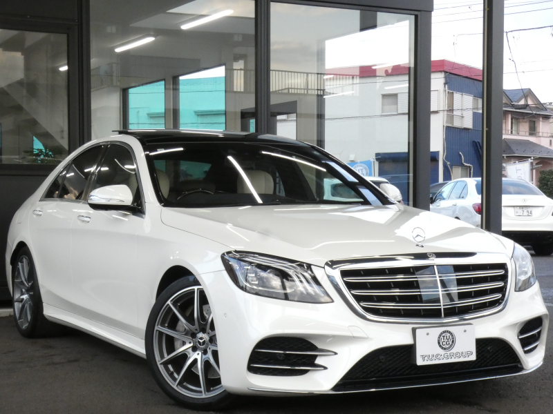 メルセデスベンツ Sクラス S450 ｴｸｽｸﾙｰｼﾌﾞ AMGﾗｲﾝ+ ﾚｰﾀﾞｰｾｰﾌﾃｨPKG　ISG搭載 後期 meｺﾈｸﾄ AMGｴｱﾛ&20ｲﾝﾁAW ﾎﾟｰｾﾚﾝﾅｯﾊﾟﾚｻﾞｰｼｰﾄ ﾍﾞﾝﾁﾚｰﾀｰ/ﾏｯｻｰｼﾞ機能 ﾊﾟﾉﾗﾏSR ﾅﾋﾞTV 360ｶﾒﾗ Burmester ﾍｯﾄﾞｱｯﾌﾟD ｵｰﾄﾄﾗﾝｸ 純正ﾄﾞﾗﾚｺ　2年保証付