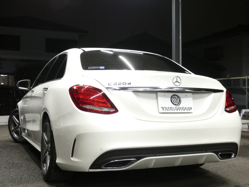 メルセデスベンツ Cクラス C220d ｱﾊﾞﾝｷﾞｬﾙﾄﾞ AMGﾗｲﾝ ﾚｻﾞｰｴｸｽｸﾙｰｼﾌﾞ&ﾚｰﾀﾞｰｾｰﾌﾃｨPKG　9速AT ｷｰﾚｽｺﾞｰ 黒本革/ｼｰﾄﾋｰﾀｰ HDDﾅﾋﾞTV Bｶﾒﾗ ﾍｯﾄﾞｱｯﾌﾟD ﾄﾞﾗﾚｺ ﾊﾟﾄﾞﾙｼﾌﾄ ｴｱﾊﾞﾗﾝｽPKG 自動ﾄﾗﾝｸ LEDﾍｯﾄﾞﾗｲﾄ/自動HB AMGｴｱﾛ&18ｲﾝﾁAW　2年保証付