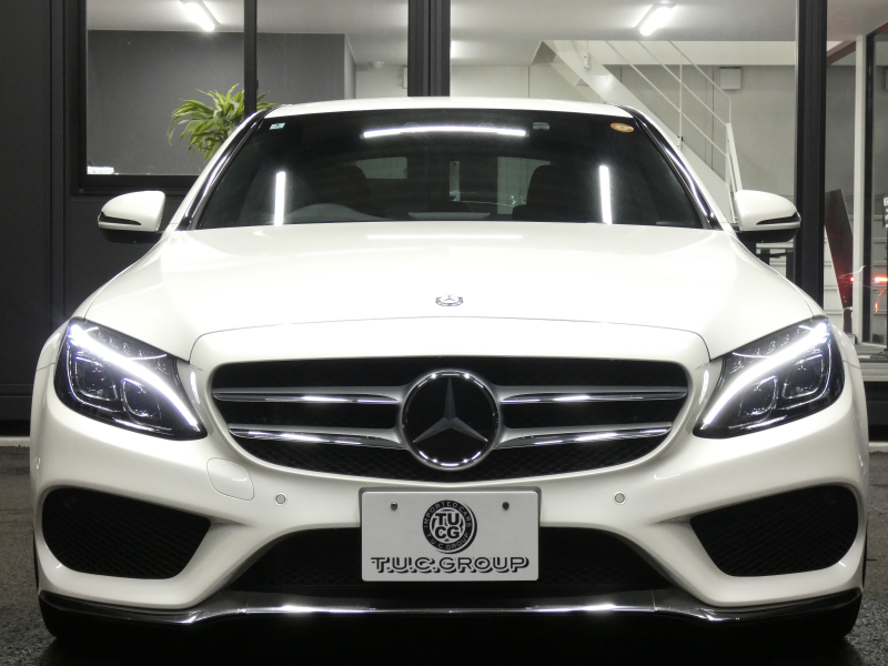 メルセデスベンツ Cクラス C220d ｱﾊﾞﾝｷﾞｬﾙﾄﾞ AMGﾗｲﾝ ﾚｻﾞｰｴｸｽｸﾙｰｼﾌﾞ&ﾚｰﾀﾞｰｾｰﾌﾃｨPKG　9速AT ｷｰﾚｽｺﾞｰ 黒本革/ｼｰﾄﾋｰﾀｰ HDDﾅﾋﾞTV Bｶﾒﾗ ﾍｯﾄﾞｱｯﾌﾟD ﾄﾞﾗﾚｺ ﾊﾟﾄﾞﾙｼﾌﾄ ｴｱﾊﾞﾗﾝｽPKG 自動ﾄﾗﾝｸ LEDﾍｯﾄﾞﾗｲﾄ/自動HB AMGｴｱﾛ&18ｲﾝﾁAW　2年保証付