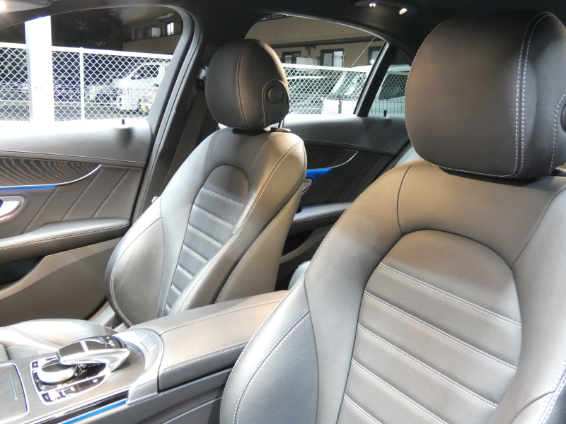 メルセデスベンツ Cクラス C220d ｱﾊﾞﾝｷﾞｬﾙﾄﾞ AMGﾗｲﾝ ﾚｻﾞｰｴｸｽｸﾙｰｼﾌﾞ&ﾚｰﾀﾞｰｾｰﾌﾃｨPKG　9速AT ｷｰﾚｽｺﾞｰ 黒本革/ｼｰﾄﾋｰﾀｰ HDDﾅﾋﾞTV Bｶﾒﾗ ﾍｯﾄﾞｱｯﾌﾟD ﾄﾞﾗﾚｺ ﾊﾟﾄﾞﾙｼﾌﾄ ｴｱﾊﾞﾗﾝｽPKG 自動ﾄﾗﾝｸ LEDﾍｯﾄﾞﾗｲﾄ/自動HB AMGｴｱﾛ&18ｲﾝﾁAW　2年保証付