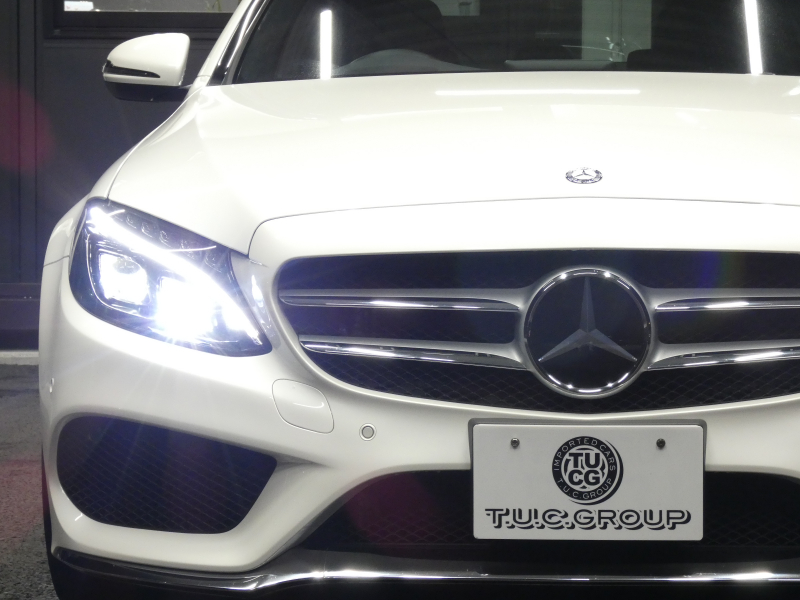 メルセデスベンツ Cクラス C220d ｱﾊﾞﾝｷﾞｬﾙﾄﾞ AMGﾗｲﾝ ﾚｻﾞｰｴｸｽｸﾙｰｼﾌﾞ&ﾚｰﾀﾞｰｾｰﾌﾃｨPKG　9速AT ｷｰﾚｽｺﾞｰ 黒本革/ｼｰﾄﾋｰﾀｰ HDDﾅﾋﾞTV Bｶﾒﾗ ﾍｯﾄﾞｱｯﾌﾟD ﾄﾞﾗﾚｺ ﾊﾟﾄﾞﾙｼﾌﾄ ｴｱﾊﾞﾗﾝｽPKG 自動ﾄﾗﾝｸ LEDﾍｯﾄﾞﾗｲﾄ/自動HB AMGｴｱﾛ&18ｲﾝﾁAW　2年保証付