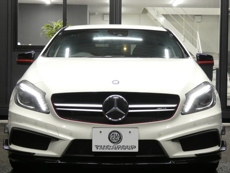 AMG Aクラス A45 AMG 4MATIC ｴﾃﾞｨｼｮﾝ1 ｾｰﾌﾃｨPKG　400台限定 専用ｴｸｽﾃﾘｱ&ｲﾝﾃﾘｱ AMGﾊﾟﾌｫｰﾏﾝｽｼｰﾄ/ｽﾃｱﾘﾝｸﾞ AMGｴｱﾛ/19ｲﾝﾁAW 強化ﾌﾞﾚｰｷ&ｻｽﾍﾟﾝｼｮﾝ HDDﾅﾋﾞ 地ﾃﾞｼﾞ Bｶﾒﾗ BTｵｰﾃﾞｨｵ ﾊﾟｰｸﾄﾛﾆｯｸ ﾃﾞｨｽﾄﾛﾆｯｸﾌﾟﾗｽ　2年保証付