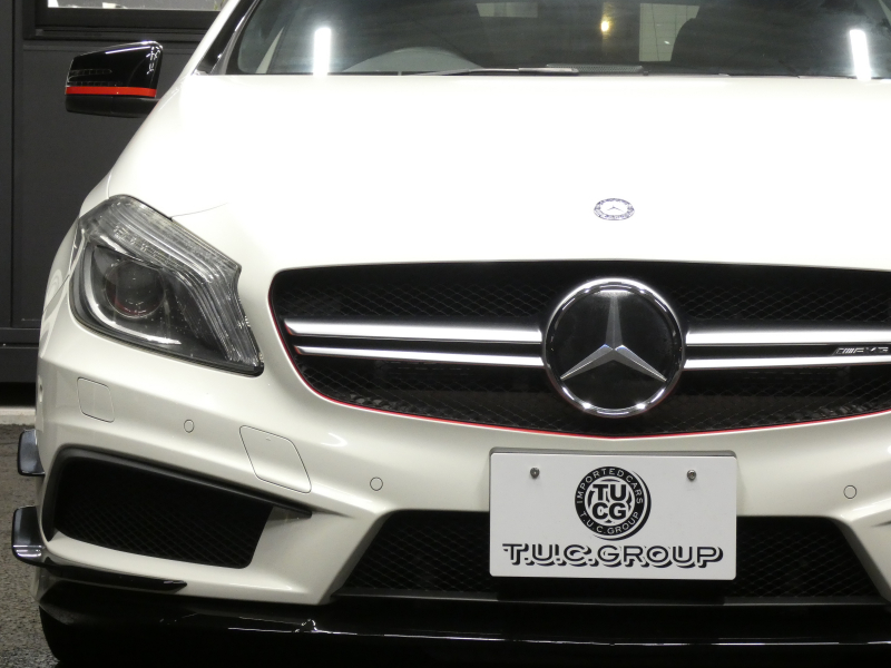 AMG Aクラス A45 AMG 4MATIC ｴﾃﾞｨｼｮﾝ1 ｾｰﾌﾃｨPKG　400台限定 専用ｴｸｽﾃﾘｱ&ｲﾝﾃﾘｱ AMGﾊﾟﾌｫｰﾏﾝｽｼｰﾄ/ｽﾃｱﾘﾝｸﾞ AMGｴｱﾛ/19ｲﾝﾁAW 強化ﾌﾞﾚｰｷ&ｻｽﾍﾟﾝｼｮﾝ HDDﾅﾋﾞ 地ﾃﾞｼﾞ Bｶﾒﾗ BTｵｰﾃﾞｨｵ ﾊﾟｰｸﾄﾛﾆｯｸ ﾃﾞｨｽﾄﾛﾆｯｸﾌﾟﾗｽ　2年保証付