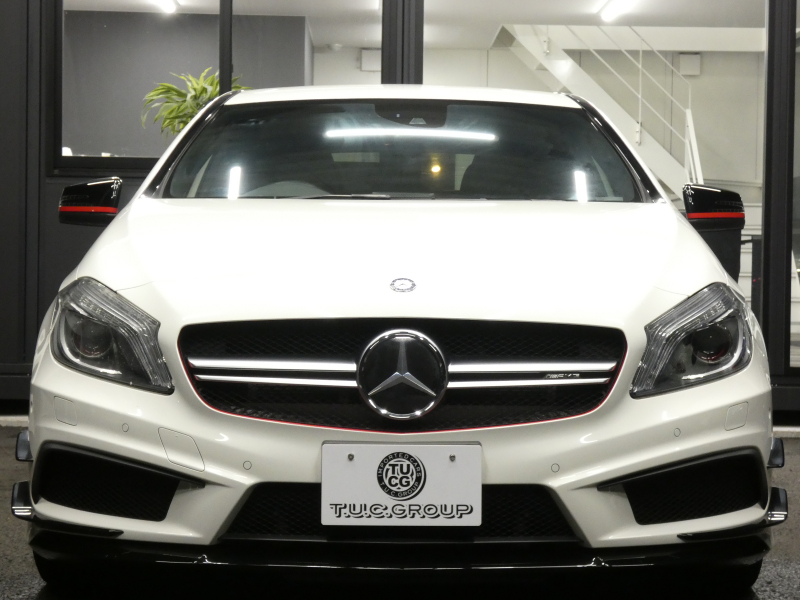 AMG Aクラス A45 AMG 4MATIC ｴﾃﾞｨｼｮﾝ1 ｾｰﾌﾃｨPKG　400台限定 専用ｴｸｽﾃﾘｱ&ｲﾝﾃﾘｱ AMGﾊﾟﾌｫｰﾏﾝｽｼｰﾄ/ｽﾃｱﾘﾝｸﾞ AMGｴｱﾛ/19ｲﾝﾁAW 強化ﾌﾞﾚｰｷ&ｻｽﾍﾟﾝｼｮﾝ HDDﾅﾋﾞ 地ﾃﾞｼﾞ Bｶﾒﾗ BTｵｰﾃﾞｨｵ ﾊﾟｰｸﾄﾛﾆｯｸ ﾃﾞｨｽﾄﾛﾆｯｸﾌﾟﾗｽ　2年保証付