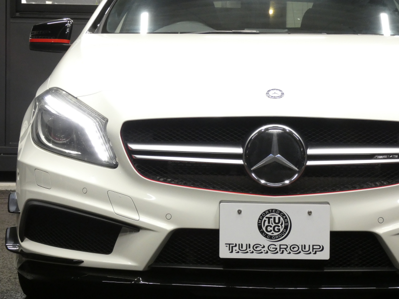 AMG Aクラス A45 AMG 4MATIC ｴﾃﾞｨｼｮﾝ1 ｾｰﾌﾃｨPKG　400台限定 専用ｴｸｽﾃﾘｱ&ｲﾝﾃﾘｱ AMGﾊﾟﾌｫｰﾏﾝｽｼｰﾄ/ｽﾃｱﾘﾝｸﾞ AMGｴｱﾛ/19ｲﾝﾁAW 強化ﾌﾞﾚｰｷ&ｻｽﾍﾟﾝｼｮﾝ HDDﾅﾋﾞ 地ﾃﾞｼﾞ Bｶﾒﾗ BTｵｰﾃﾞｨｵ ﾊﾟｰｸﾄﾛﾆｯｸ ﾃﾞｨｽﾄﾛﾆｯｸﾌﾟﾗｽ　2年保証付