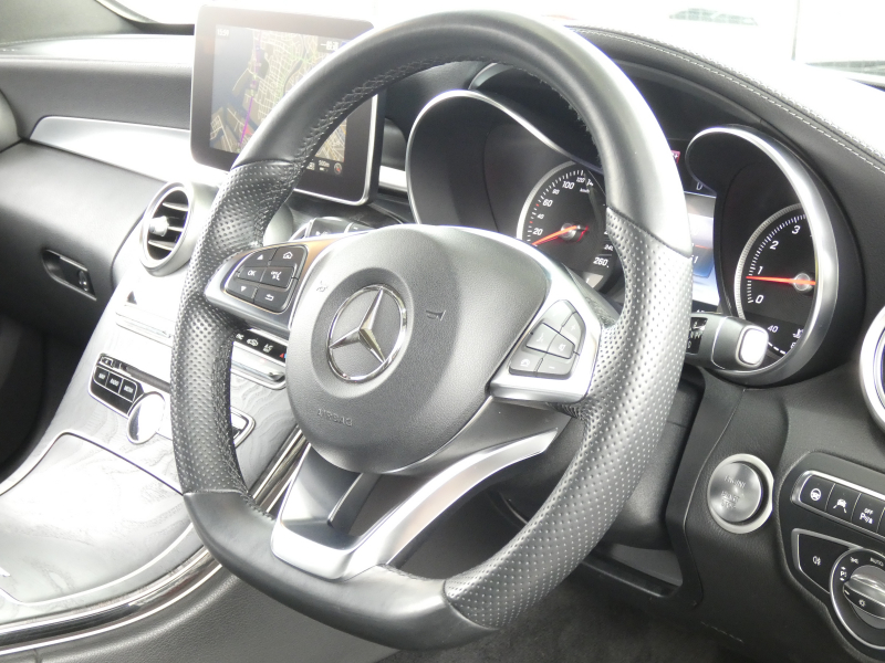 メルセデスベンツ Cクラス C200 ｱﾊﾞﾝｷﾞｬﾙﾄﾞ AMGﾗｲﾝ ﾚｻﾞｰｴｸｽｸﾙｰｼﾌﾞ&ﾚｰﾀﾞｰｾｰﾌﾃｨPKG　9速AT ｷｰﾚｽｺﾞｰ 黒本革/ｼｰﾄﾋｰﾀｰ HDDﾅﾋﾞTV Bｶﾒﾗ ﾍｯﾄﾞｱｯﾌﾟD 360度ﾄﾞﾗﾚｺ ﾊﾟﾄﾞﾙｼﾌﾄ ｴｱﾊﾞﾗﾝｽPKG 自動ﾄﾗﾝｸ LEDﾍｯﾄﾞﾗｲﾄ/自動HB AMGｴｱﾛ&18ｲﾝﾁAW　2年保証付