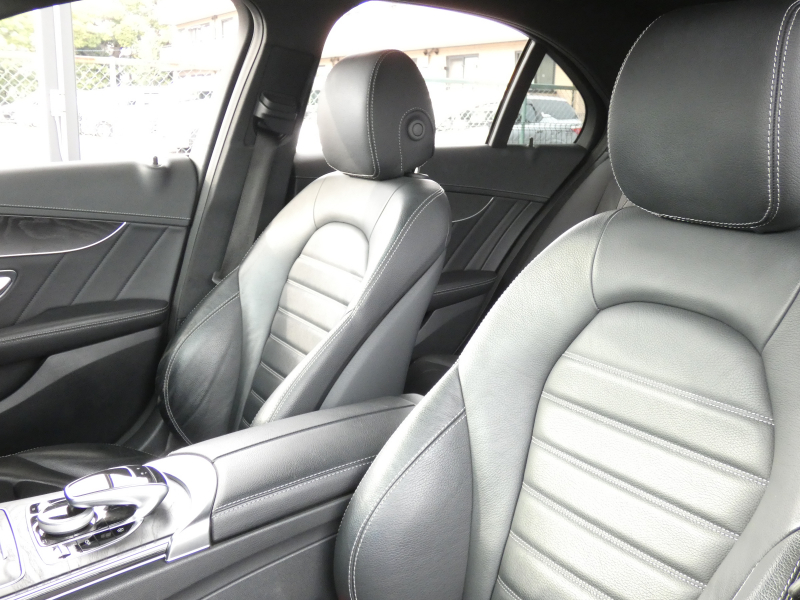 メルセデスベンツ Cクラス C200 ｱﾊﾞﾝｷﾞｬﾙﾄﾞ AMGﾗｲﾝ ﾚｻﾞｰｴｸｽｸﾙｰｼﾌﾞ&ﾚｰﾀﾞｰｾｰﾌﾃｨPKG　9速AT ｷｰﾚｽｺﾞｰ 黒本革/ｼｰﾄﾋｰﾀｰ HDDﾅﾋﾞTV Bｶﾒﾗ ﾍｯﾄﾞｱｯﾌﾟD 360度ﾄﾞﾗﾚｺ ﾊﾟﾄﾞﾙｼﾌﾄ ｴｱﾊﾞﾗﾝｽPKG 自動ﾄﾗﾝｸ LEDﾍｯﾄﾞﾗｲﾄ/自動HB AMGｴｱﾛ&18ｲﾝﾁAW　2年保証付