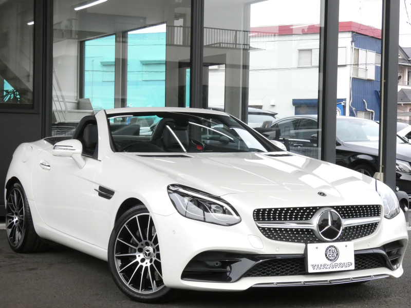 メルセデスベンツ SLCクラス SLC200 ｽﾎﾟｰﾂ ﾚｰﾀﾞｰｾｰﾌﾃｨPKG　ｷｰﾚｽｺﾞｰ 黒本革ｼｰﾄ/ﾋｰﾀｰ/ｴｱｽｶｰﾌ ﾏｼﾞｯｸｽｶｲﾙｰﾌ ｽﾎﾟｰﾂｴｸﾞｿﾞｰｽﾄ ﾅﾋﾞ 地ﾃﾞｼﾞ Appleｶｰﾌﾟﾚｲ ﾊﾞｯｸｶﾒﾗ harman/kardon ﾄﾞﾗﾚｺ ﾊﾟﾄﾞﾙｼﾌﾄ LEDﾗｲﾄ/自動HB AMGｴｱﾛ/18ｲﾝﾁAW　2年保証付