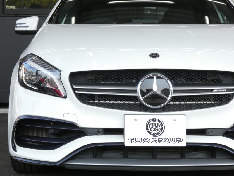 AMG Aクラス A45 4MATIC ﾚｰﾀﾞｰｾｰﾌﾃｨPKG　後期 381ps TWS19ｲﾝﾁAW AMGｴｱﾛ ｷｰﾚｽｺﾞｰ 黒本革ｼｰﾄ/ﾋｰﾀｰ ﾅﾋﾞTV Aｶｰﾌﾟﾚｲ Bｶﾒﾗ ﾀﾞｲﾅﾐｯｸｾﾚｸﾄ LEDﾗｲﾄ/ｱﾀﾞﾌﾟﾃｨﾌﾞHB ﾊﾟﾄﾞﾙｼﾌﾄ　2年保証付