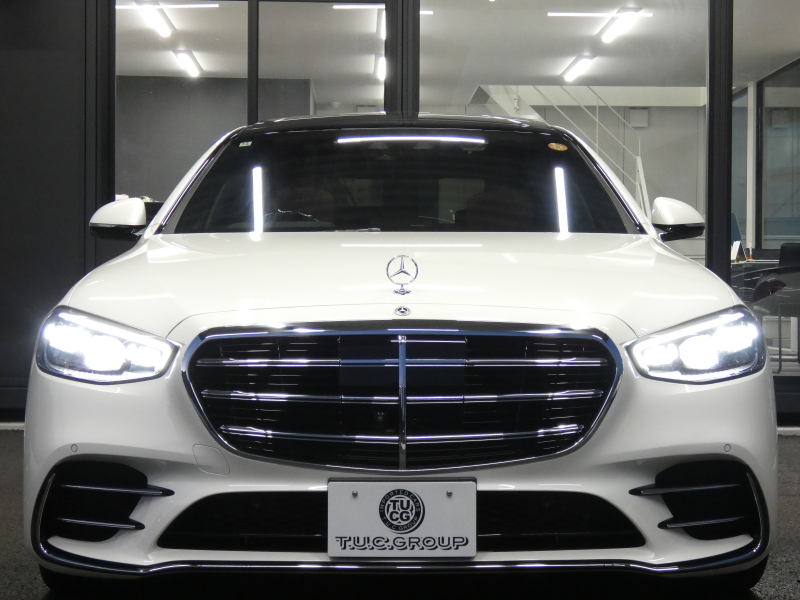 メルセデスベンツ Sクラス S500 4MATIC AMGﾗｲﾝ&ﾚｻﾞｰｴｸｽｸﾙｰｼﾌﾞ&ﾍﾞｰｼｯｸPKG　ISG搭載 1ｵｰﾅｰ ﾌﾞﾗｳﾝﾚｻﾞｰ/ﾋｰﾀｰ/ﾍﾞﾝﾁﾚｰﾀｰ ﾊﾟﾉﾗﾏSR MBUXﾅﾋﾞTV 360ｶﾒﾗ Burmester 3DｺｯｸﾋﾟｯﾄD/ARﾍｯﾄﾞｱｯﾌﾟD 360度&前後ﾄﾞﾗﾚｺ ﾃﾞｼﾞﾀﾙLEDﾗｲﾄ AMGｴｱﾛ/20ｲﾝﾁAW　2年保証付