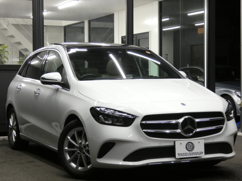 メルセデスベンツ Bクラス B180 ﾚｻﾞｰｴｸｽｸﾙｰｼﾌﾞ&ｱﾄﾞﾊﾞﾝｽﾄﾞ&ﾅﾋﾞｹﾞｰｼｮﾝ&ﾚｰﾀﾞｰｾｰﾌﾃｨPKG　meｺﾈｸﾄ ｷｰﾚｽｺﾞｰ ﾍﾞｰｼﾞｭ本革ｼｰﾄ/ﾋｰﾀｰ ﾊﾟﾉﾗﾏｻﾝﾙｰﾌ MBUXﾅﾋﾞ 地ﾃﾞｼﾞ 360度ｶﾒﾗ ｱﾄﾞﾊﾞﾝｽﾄﾞｻｳﾝﾄﾞ 前後ﾄﾞﾗﾚｺ 自動ﾘｱｹﾞｰﾄ/ﾌｯﾄOP LEDﾗｲﾄ　2年保証付