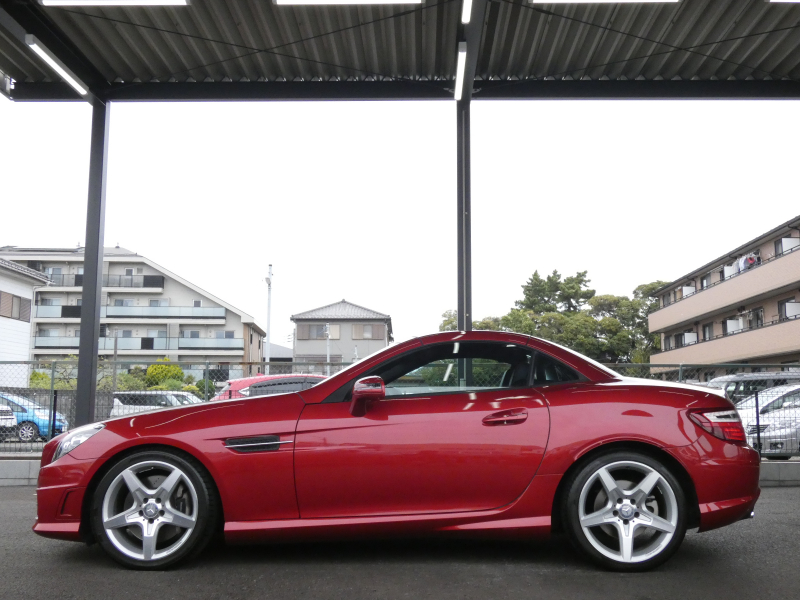 メルセデスベンツ SLKクラス SLK200 ｴｸｽｸﾙｰｼﾌﾞ ﾚｰﾀﾞｰｾｰﾌﾃｨPKG　9速AT 2,000ccEG 黒本革/ﾋｰﾀｰ/ｴｱｽｶｰﾌ ﾏｼﾞｯｸｽｶｲﾙｰﾌ HDDﾅﾋﾞ 地ﾃﾞｼﾞ ﾊﾞｯｸｶﾒﾗ ﾊﾟｰｸﾄﾛﾆｯｸ ﾄﾞﾗﾚｺ ﾀﾞｲﾅﾐｯｸﾊﾝﾄﾞﾘﾝｸﾞPKG AMGｴｱﾛ/18ｲﾝﾁAW　2年保証付