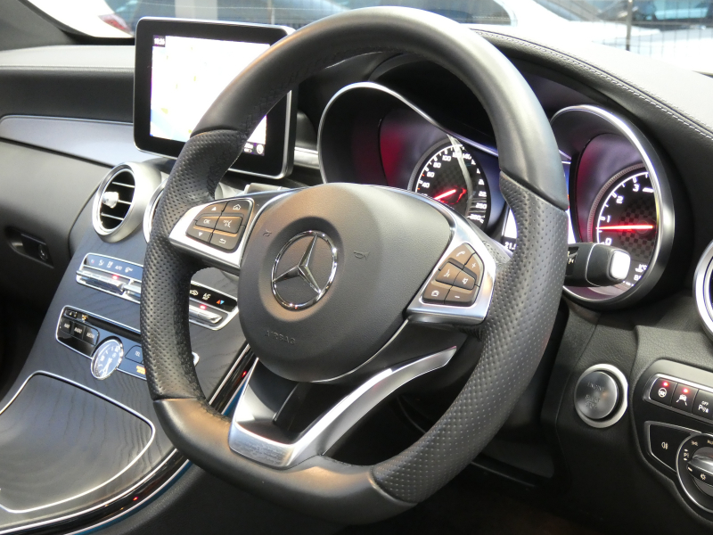 AMG Cクラス C43 4MATIC ｸｰﾍﾟ ﾚｰﾀﾞｰｾｰﾌﾃｨPKG　1ｵｰﾅｰ meｺﾈｸﾄ 9速AT AMGｴｱﾛ&19ｲﾝﾁｱﾙﾐ 黒本革 ﾊﾟﾉﾗﾏｻﾝﾙｰﾌ ﾅﾋﾞTV Bｶﾒﾗ Burmester ﾍｯﾄﾞｱｯﾌﾟD ｴｱﾊﾞﾗﾝｽP/ﾊﾟﾌｭｰﾑｱﾄﾏｲｻﾞｰ 自動ﾄﾗﾝｸ/ﾌｯﾄOP ﾊﾟﾄﾞﾙｼﾌﾄ LEDﾍｯﾄﾞﾗｲﾄ/自動HB　2年保証付
