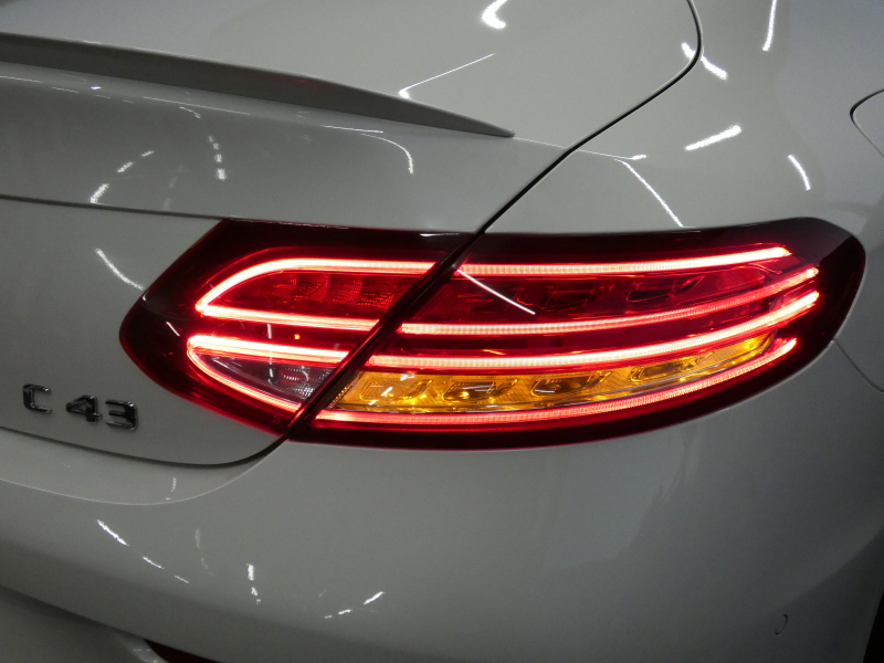 AMG Cクラス C43 4MATIC ｸｰﾍﾟ ﾚｰﾀﾞｰｾｰﾌﾃｨPKG　1ｵｰﾅｰ meｺﾈｸﾄ 9速AT AMGｴｱﾛ&19ｲﾝﾁｱﾙﾐ 黒本革 ﾊﾟﾉﾗﾏｻﾝﾙｰﾌ ﾅﾋﾞTV Bｶﾒﾗ Burmester ﾍｯﾄﾞｱｯﾌﾟD ｴｱﾊﾞﾗﾝｽP/ﾊﾟﾌｭｰﾑｱﾄﾏｲｻﾞｰ 自動ﾄﾗﾝｸ/ﾌｯﾄOP ﾊﾟﾄﾞﾙｼﾌﾄ LEDﾍｯﾄﾞﾗｲﾄ/自動HB　2年保証付