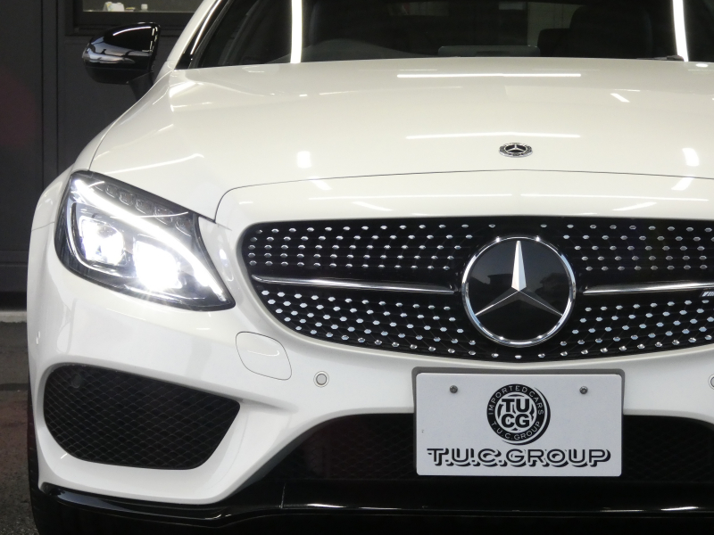 AMG Cクラス C43 4MATIC ｸｰﾍﾟ ﾚｰﾀﾞｰｾｰﾌﾃｨPKG　1ｵｰﾅｰ meｺﾈｸﾄ 9速AT AMGｴｱﾛ&19ｲﾝﾁｱﾙﾐ 黒本革 ﾊﾟﾉﾗﾏｻﾝﾙｰﾌ ﾅﾋﾞTV Bｶﾒﾗ Burmester ﾍｯﾄﾞｱｯﾌﾟD ｴｱﾊﾞﾗﾝｽP/ﾊﾟﾌｭｰﾑｱﾄﾏｲｻﾞｰ 自動ﾄﾗﾝｸ/ﾌｯﾄOP ﾊﾟﾄﾞﾙｼﾌﾄ LEDﾍｯﾄﾞﾗｲﾄ/自動HB　2年保証付
