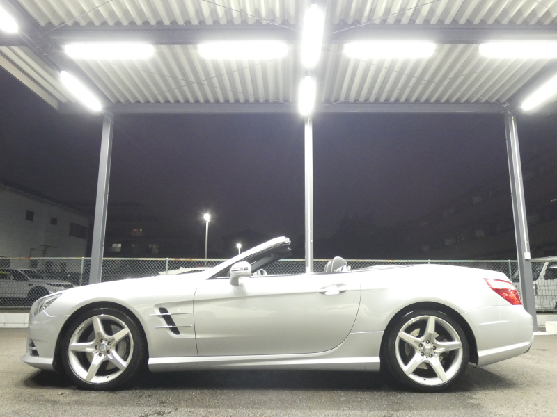 メルセデスベンツ SLクラス SL350 BL-EF AMGｽﾎﾟｰﾂ&ﾚｰﾀﾞｰｾｰﾌﾃｨPKG　AMGｴｱﾛ/19ｲﾝﾁAW ﾏｼﾞｯｸｽｶｲﾙｰﾌ ｷｰﾚｽｺﾞｰ HDDﾅﾋﾞ 地ﾃﾞｼﾞ Bｶﾒﾗ BTｵｰﾃﾞｨｵ ﾊﾟﾄﾞﾙｼﾌﾄ 自動ﾄﾗﾝｸ/ﾌｯﾄOP付 ABCｻｽﾍﾟﾝｼｮﾝ ｷｾﾉﾝ/自動HB ｱﾝﾋﾞｴﾝﾄﾗｲﾄ　2年保証付