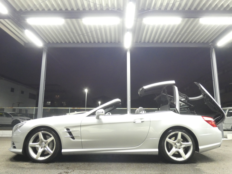 メルセデスベンツ SLクラス SL350 BL-EF AMGｽﾎﾟｰﾂ&ﾚｰﾀﾞｰｾｰﾌﾃｨPKG　AMGｴｱﾛ/19ｲﾝﾁAW ﾏｼﾞｯｸｽｶｲﾙｰﾌ ｷｰﾚｽｺﾞｰ HDDﾅﾋﾞ 地ﾃﾞｼﾞ Bｶﾒﾗ BTｵｰﾃﾞｨｵ ﾊﾟﾄﾞﾙｼﾌﾄ 自動ﾄﾗﾝｸ/ﾌｯﾄOP付 ABCｻｽﾍﾟﾝｼｮﾝ ｷｾﾉﾝ/自動HB ｱﾝﾋﾞｴﾝﾄﾗｲﾄ　2年保証付