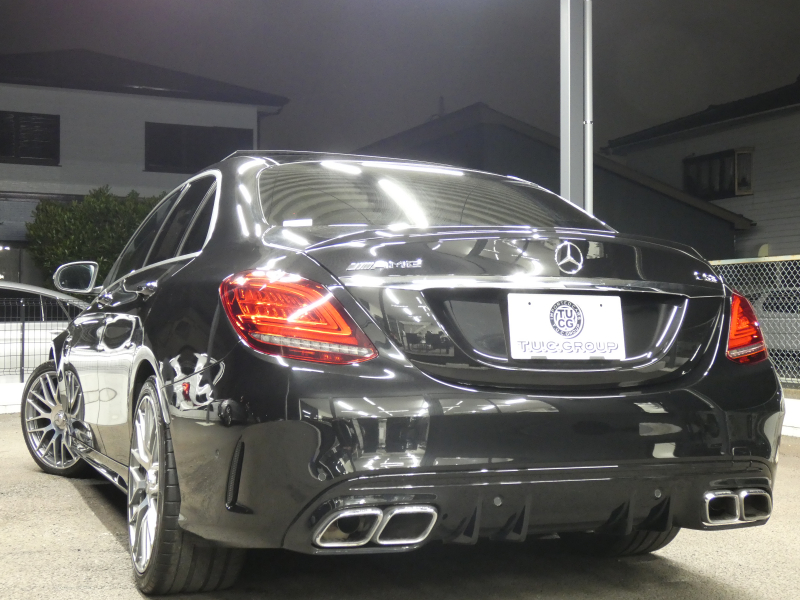AMG Cクラス C63 ｴｸｽｸﾙｰｼﾌﾞ&ﾚｰﾀﾞｰｾｰﾌﾃｨPKG　後期 476ps meｺﾈｸﾄ AMGｴｱﾛ/19ｲﾝﾁAW ﾌﾞﾗｯｸﾅｯﾊﾟﾚｻﾞｰ ﾊﾟﾉﾗﾏｻﾝﾙｰﾌ 純正ﾅﾋﾞ 地ﾃﾞｼﾞ Bｶﾒﾗ AppleCarPlay 前後ﾄﾞﾗﾚｺ Burmester IWCｸﾛｯｸ 自動ﾄﾗﾝｸ/ﾌｯﾄOP ｴｱﾊﾞﾗﾝｽPKG　2年保証付