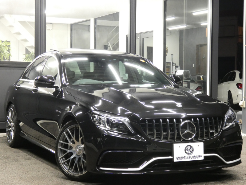 AMG Cクラス C63 ｴｸｽｸﾙｰｼﾌﾞ&ﾚｰﾀﾞｰｾｰﾌﾃｨPKG　後期 476ps meｺﾈｸﾄ AMGｴｱﾛ/19ｲﾝﾁAW ﾌﾞﾗｯｸﾅｯﾊﾟﾚｻﾞｰ ﾊﾟﾉﾗﾏｻﾝﾙｰﾌ 純正ﾅﾋﾞ 地ﾃﾞｼﾞ Bｶﾒﾗ AppleCarPlay 前後ﾄﾞﾗﾚｺ Burmester IWCｸﾛｯｸ 自動ﾄﾗﾝｸ/ﾌｯﾄOP ｴｱﾊﾞﾗﾝｽPKG　2年保証付