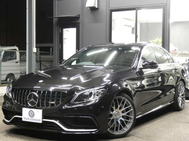 AMG Cクラス C63 ｴｸｽｸﾙｰｼﾌﾞ&ﾚｰﾀﾞｰｾｰﾌﾃｨPKG　後期 476ps meｺﾈｸﾄ AMGｴｱﾛ/19ｲﾝﾁAW ﾌﾞﾗｯｸﾅｯﾊﾟﾚｻﾞｰ ﾊﾟﾉﾗﾏｻﾝﾙｰﾌ 純正ﾅﾋﾞ 地ﾃﾞｼﾞ Bｶﾒﾗ AppleCarPlay 前後ﾄﾞﾗﾚｺ Burmester IWCｸﾛｯｸ 自動ﾄﾗﾝｸ/ﾌｯﾄOP ｴｱﾊﾞﾗﾝｽPKG　2年保証付