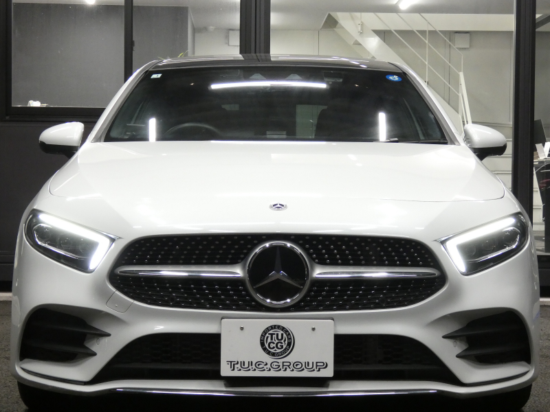 メルセデスベンツ Aクラス A180 AMGﾗｲﾝ&AMGﾚｻﾞｰｴｸｽｸﾙｰｼﾌﾞ&ｱﾄﾞﾊﾞﾝｽﾄﾞ&ﾅﾋﾞ&ﾚｰﾀﾞｰｾｰﾌﾃｨPKG　meｺﾈｸﾄ AMGｴｱﾛ/19ｲﾝﾁAW 赤黒革/ﾋｰﾀｰ ﾊﾟﾉﾗﾏｻﾝﾙｰﾌ 純正ﾄﾞﾗﾚｺ ﾍｯﾄﾞｱｯﾌﾟD ﾜｲﾔﾚｽﾁｬｰｼﾞ ﾀﾞｲﾅﾐｯｸｾﾚｸﾄ LEDﾗｲﾄ/自動HB　2年保証付