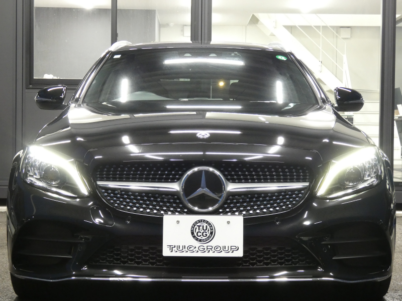 メルセデスベンツ Cクラス C220d ｽﾃｰｼｮﾝﾜｺﾞﾝ AVG AMGﾗｲﾝ ﾚｰﾀﾞｰｾｰﾌﾃｨPKG　後期 9速AT meｺﾈｸﾄ ｷｰﾚｽｺﾞｰ 黒革ｼｰﾄ/ﾋｰﾀｰ HDDﾅﾋﾞ 地ﾃﾞｼﾞ Bｶﾒﾗ AppleCarPlay ﾊﾟﾄﾞﾙｼﾌﾄ LEDﾗｲﾄ/自動HB ｱﾝﾋﾞｴﾝﾄﾗｲﾄ AMGｴｱﾛ/18AW　2年保証付