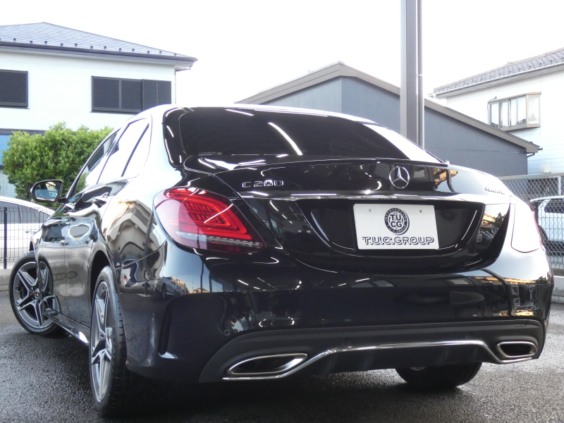 メルセデスベンツ Cクラス C200 4MATIC AVG AMGﾗｲﾝ ﾚｰﾀﾞｰｾｰﾌﾃｨPKG　後期 BSG搭載 9速AT meｺﾈｸﾄ ｷｰﾚｽｺﾞｰ 黒革ｼｰﾄ/ﾋｰﾀｰ HDDﾅﾋﾞ 地ﾃﾞｼﾞ Bｶﾒﾗ AppleCarPlay ﾊﾟﾄﾞﾙｼﾌﾄ 360度ﾄﾞﾗﾚｺ LEDﾗｲﾄ/自動HB ｱﾝﾋﾞｴﾝﾄﾗｲﾄ AMGｴｱﾛ/18AW　2年保証付